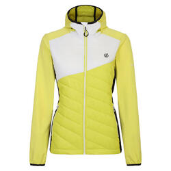 Veste Hybride ASCENDING Femme (Jaune Prune / Noir)