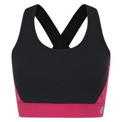 Brassière De Sport SWIFT Femme (Denim Sombre / Orange)