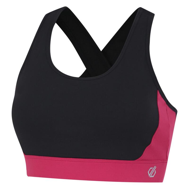 Brassière de sport SWIFT Femme (Noir / Rose foncé)