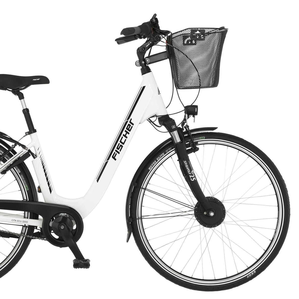 FISCHER Lenkerkorb Vorbau-Schnellbefestigung E-Bike kompatibel 2/5