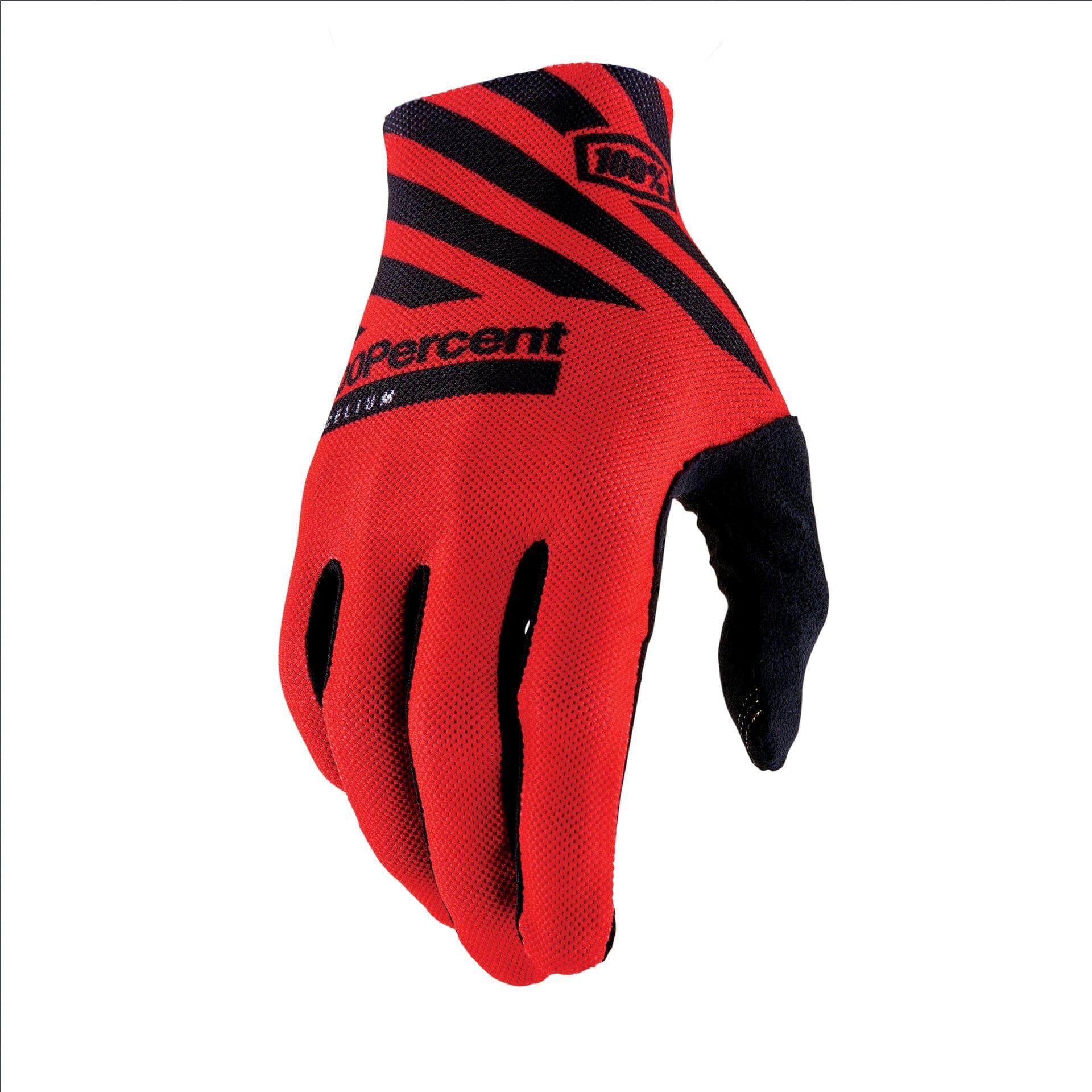 100 Percent CELIUM Gloves Racer Red