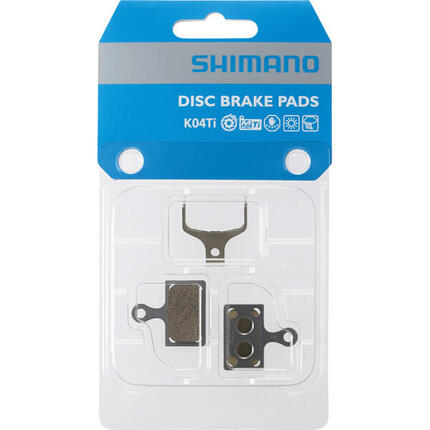 Paire de plaquette de frein vélo en métal et ressort Shimano K04Ti-MX