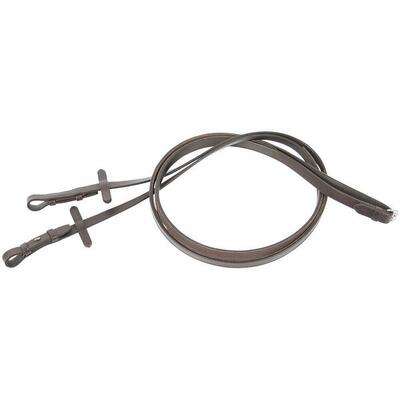 Leren teugels met rubberen voering harry's horse