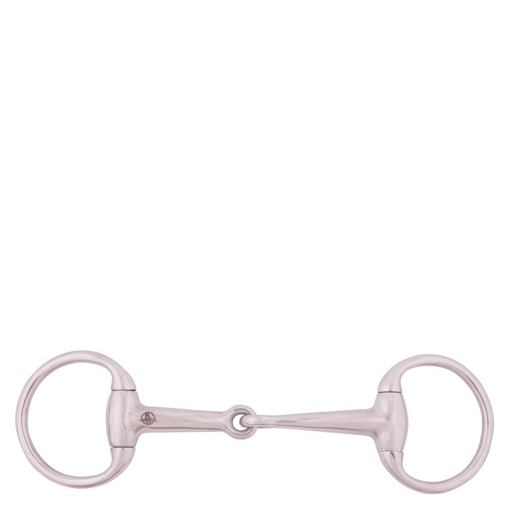 Solid stainless steel olive bit for double-breasted horses BR Equitation