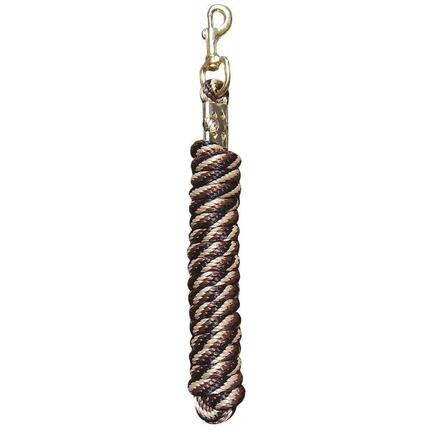 Corde de licou avec mousqueton doré 3 m