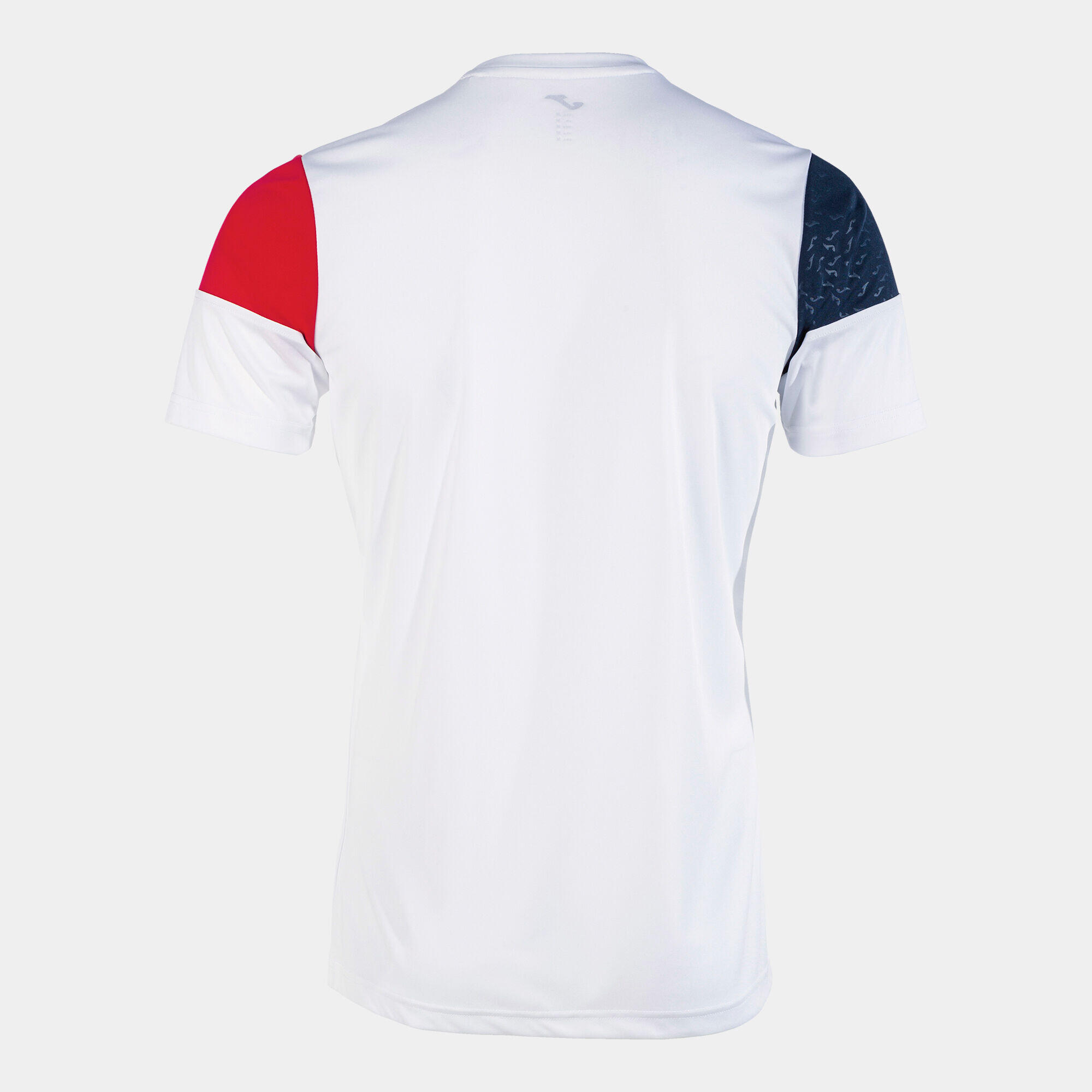 T-Shirt Manga Curta Futebol Homem Joma Crew V Branco 4/6