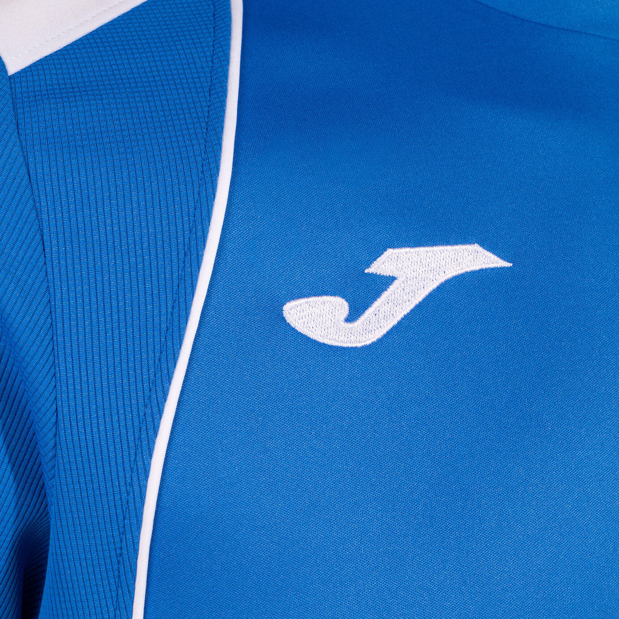 Camiseta Manga Corta Fútbol Hombre Joma Championship VII Royal 3/4