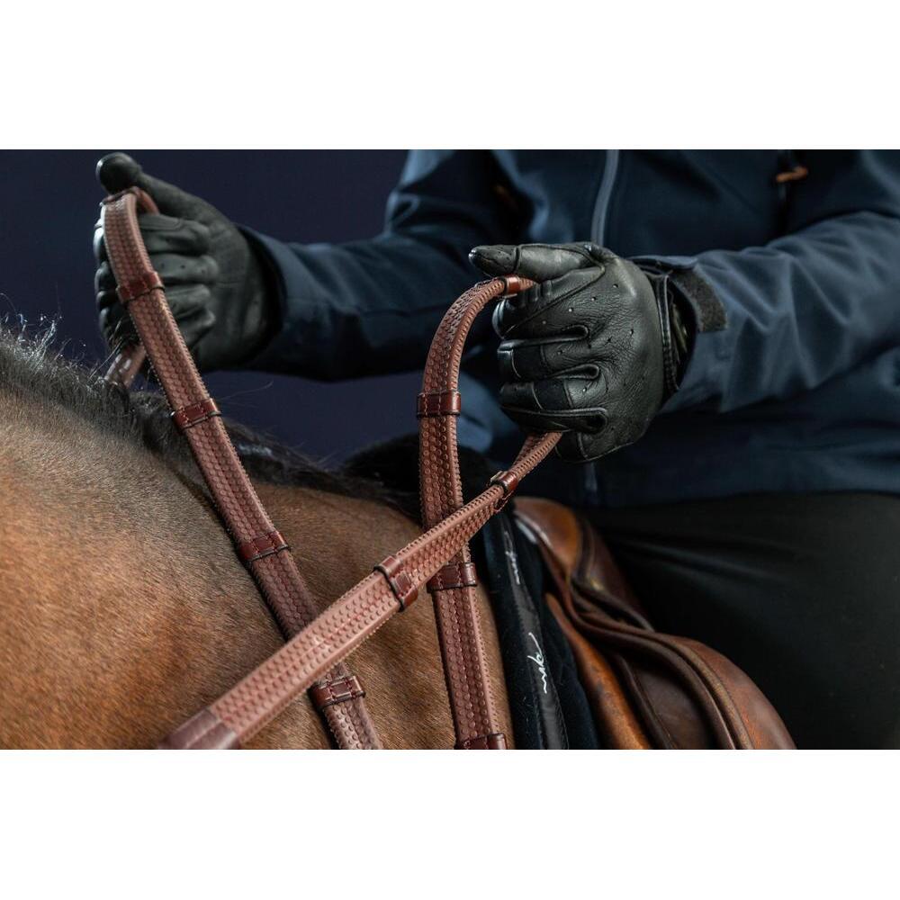 Rubberen paardenteugels met 7 stops Dy'on 1/2 2/2
