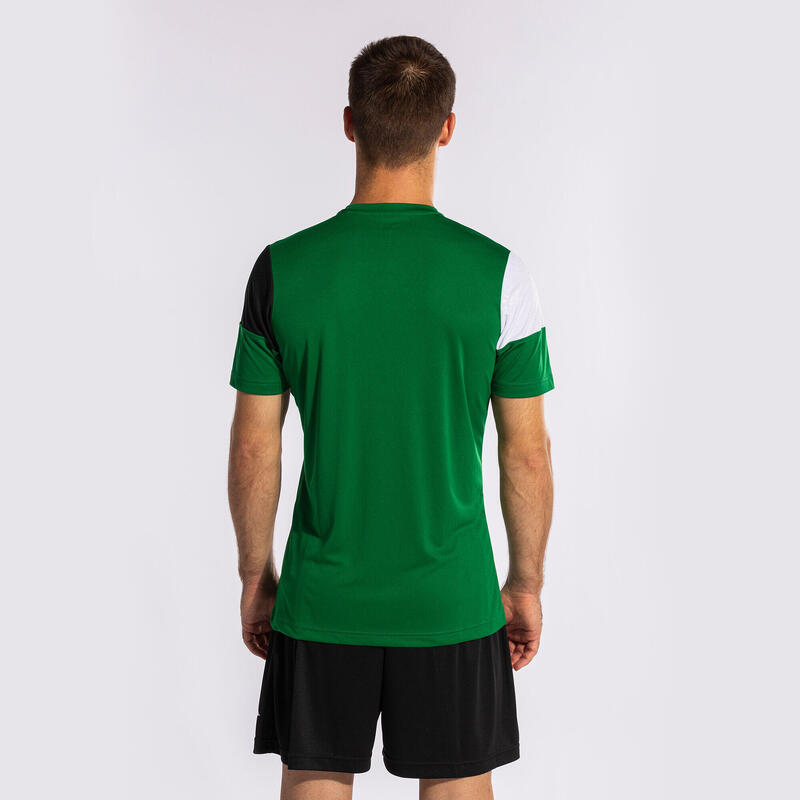 Camiseta Manga Corta Fútbol Hombre Joma Crew V Verde