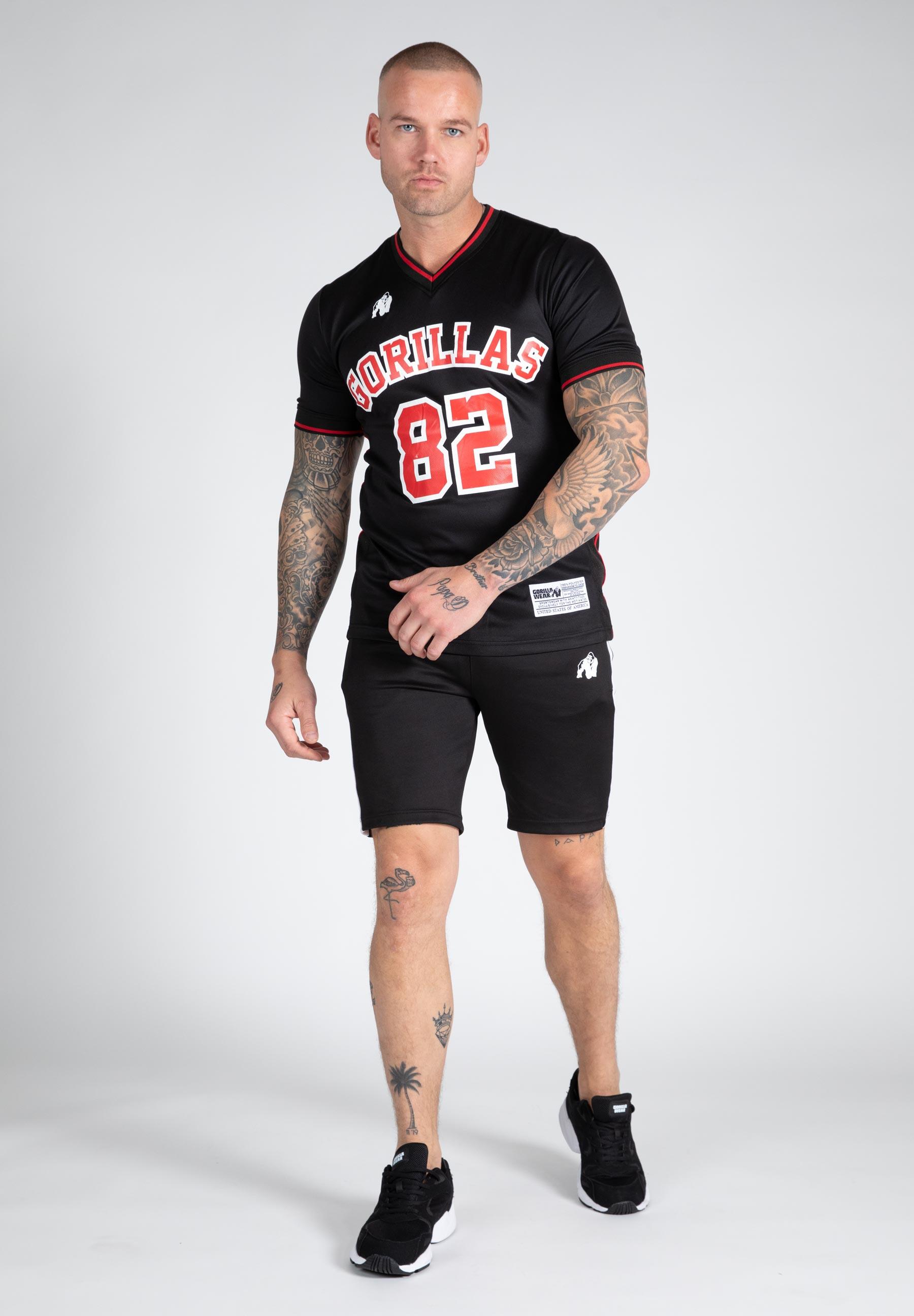 San Mateo T-shirt - Noir/Rouge 4/7