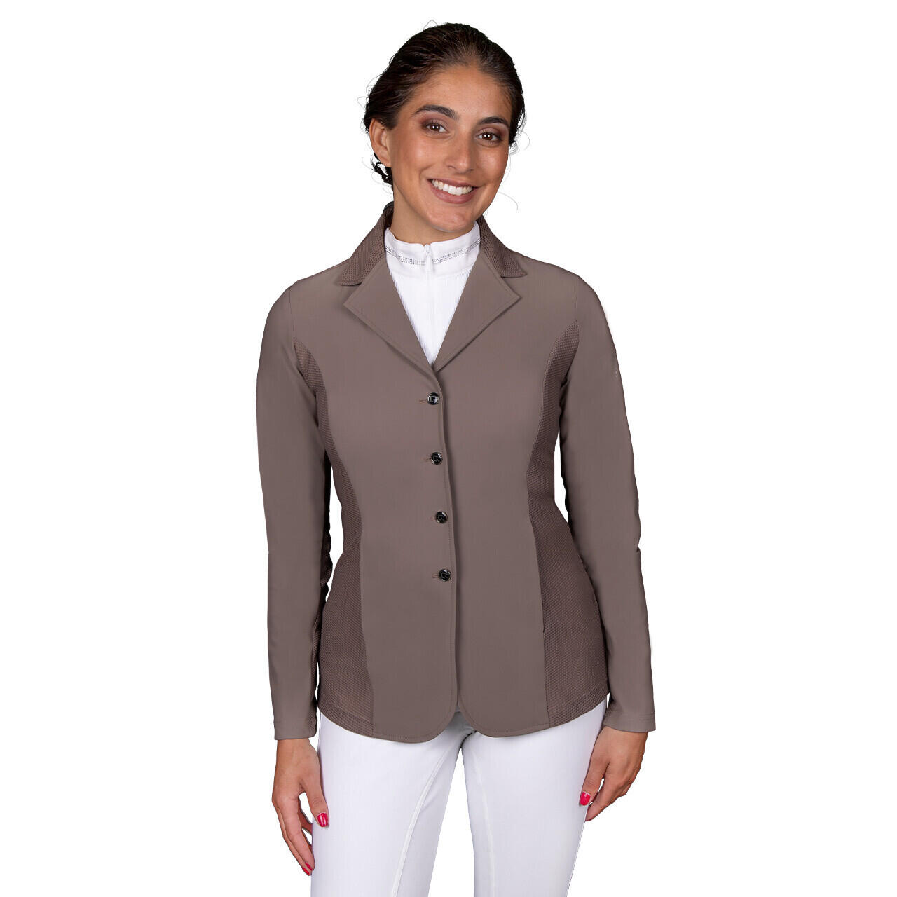 Qhp - Veste Équitation De Concours Femme Qhp Novèn - Veste De Concours - Beige - 40 M - Decathlon