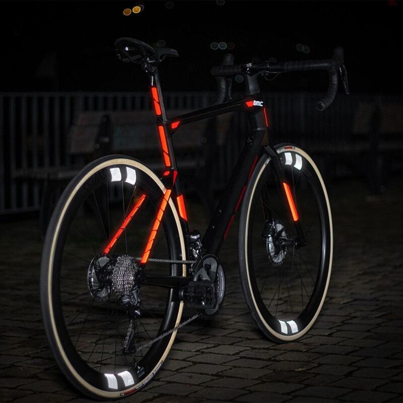 Autocollant roue vélo réfléchissants jantes Riesel Design Re:Flex