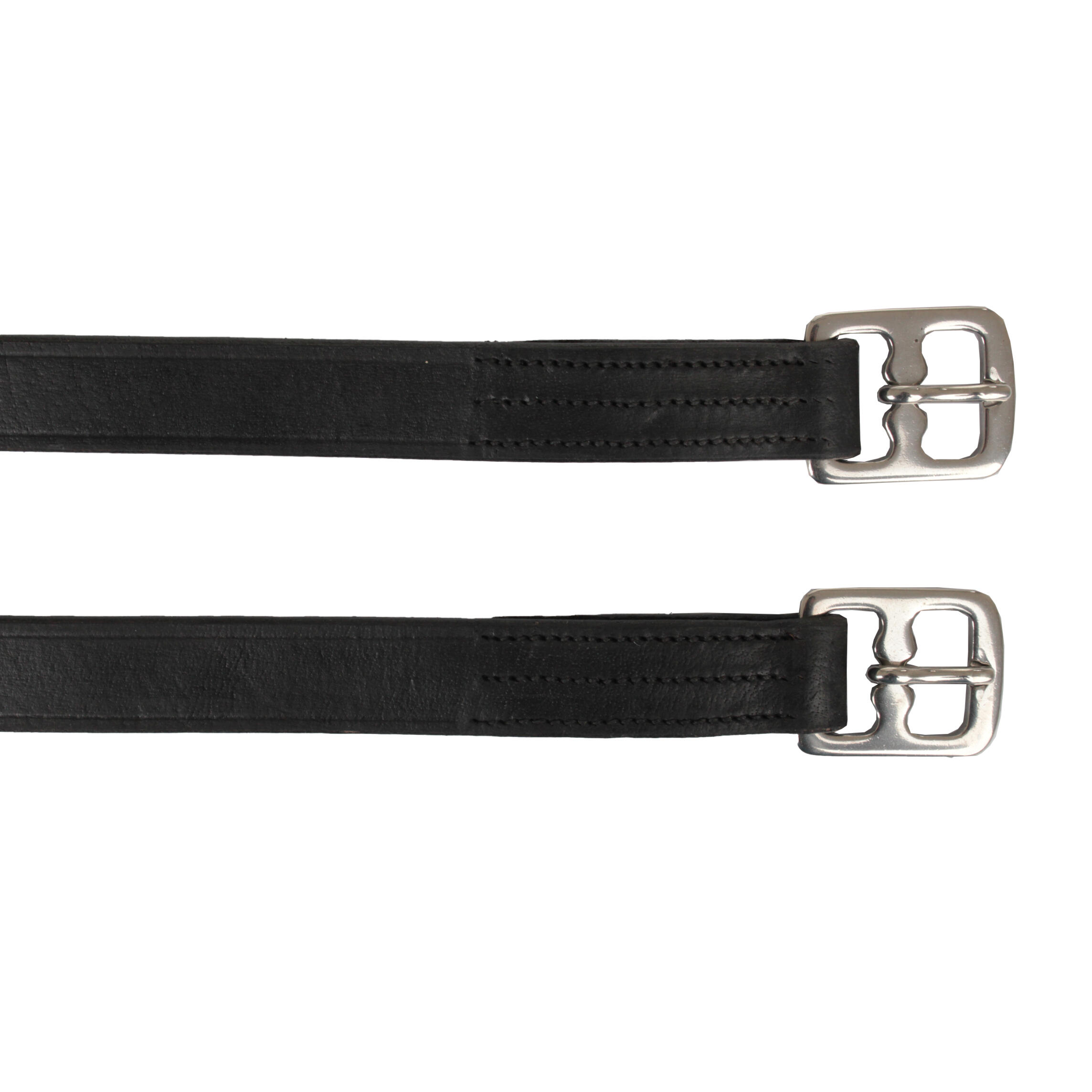 Horka - Étrivières En Cuir Horka - Etrivière - Gris|noir - 135 Cm - Decathlon