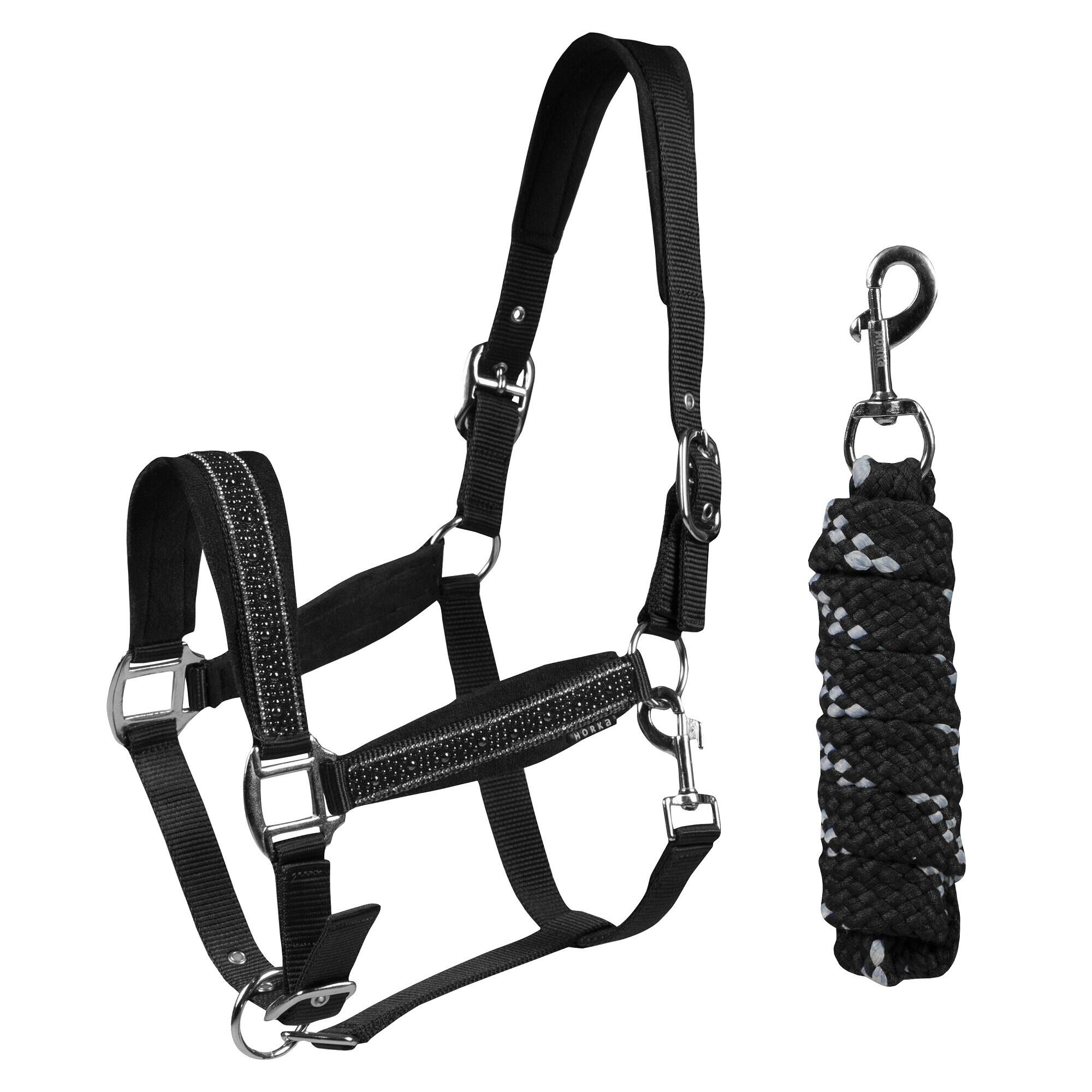 HORKA Halster en touwset voor paarden Horka EP Crystals & Pearls