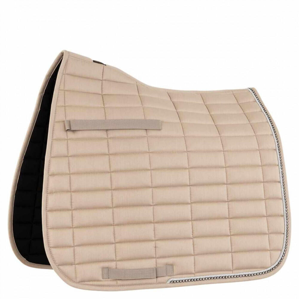 Br - Tapis De Dressage Pour Cheval Br Equitation Glamour Chic - Tapis De Selle - Beige - Fs - Decathlon