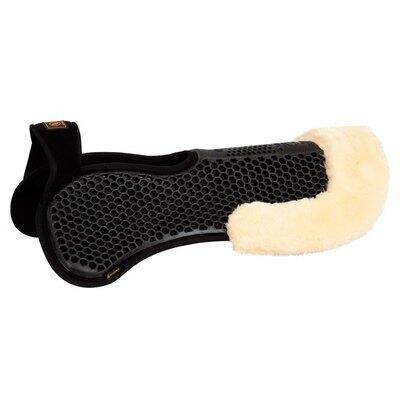 Br - Amortisseur Pour Cheval Soft Gel Avec Échancrure Br Equitation Hexagonal - Amortisseur De Selle D'Équitation - Noir - No Size - Decathlon