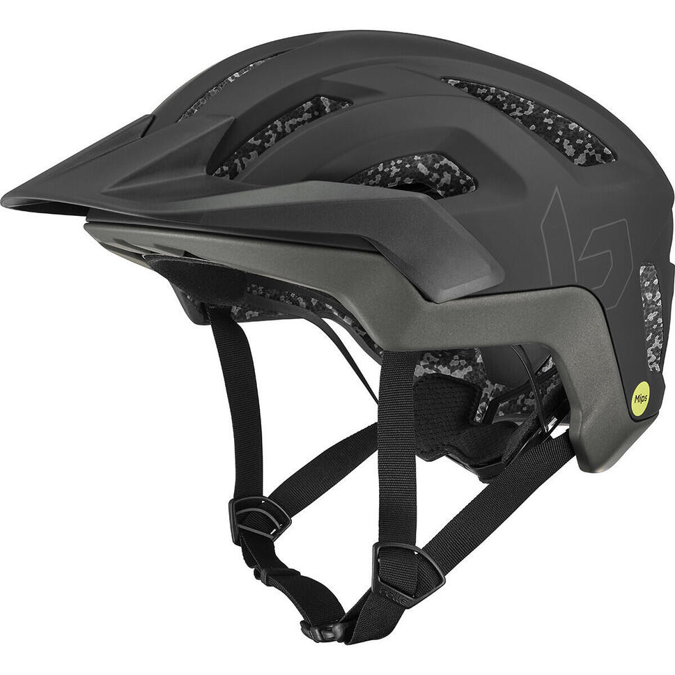 Kask rowerowy MTB „Eco Adapt Mips”, kolor czarny matowy mineralny