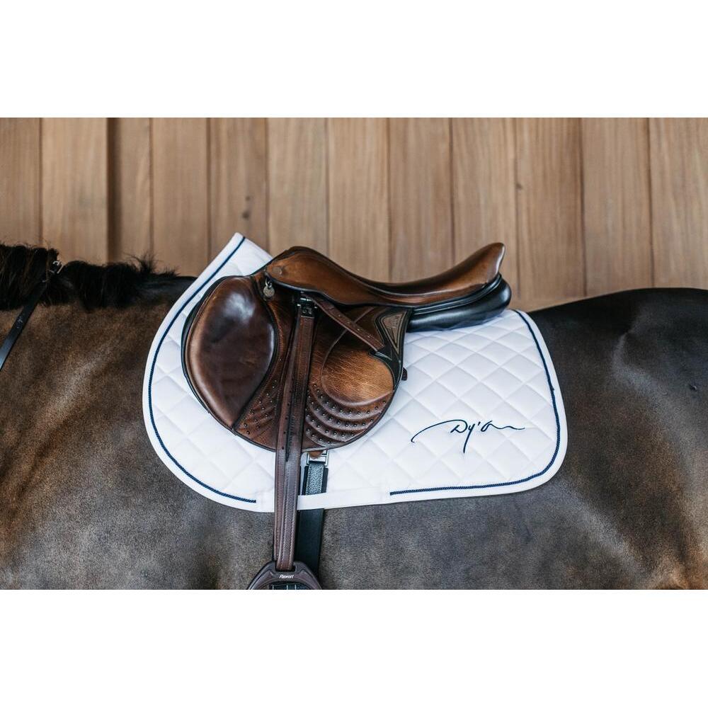 Het Zadeldoek Diamond Wit Full 2/3