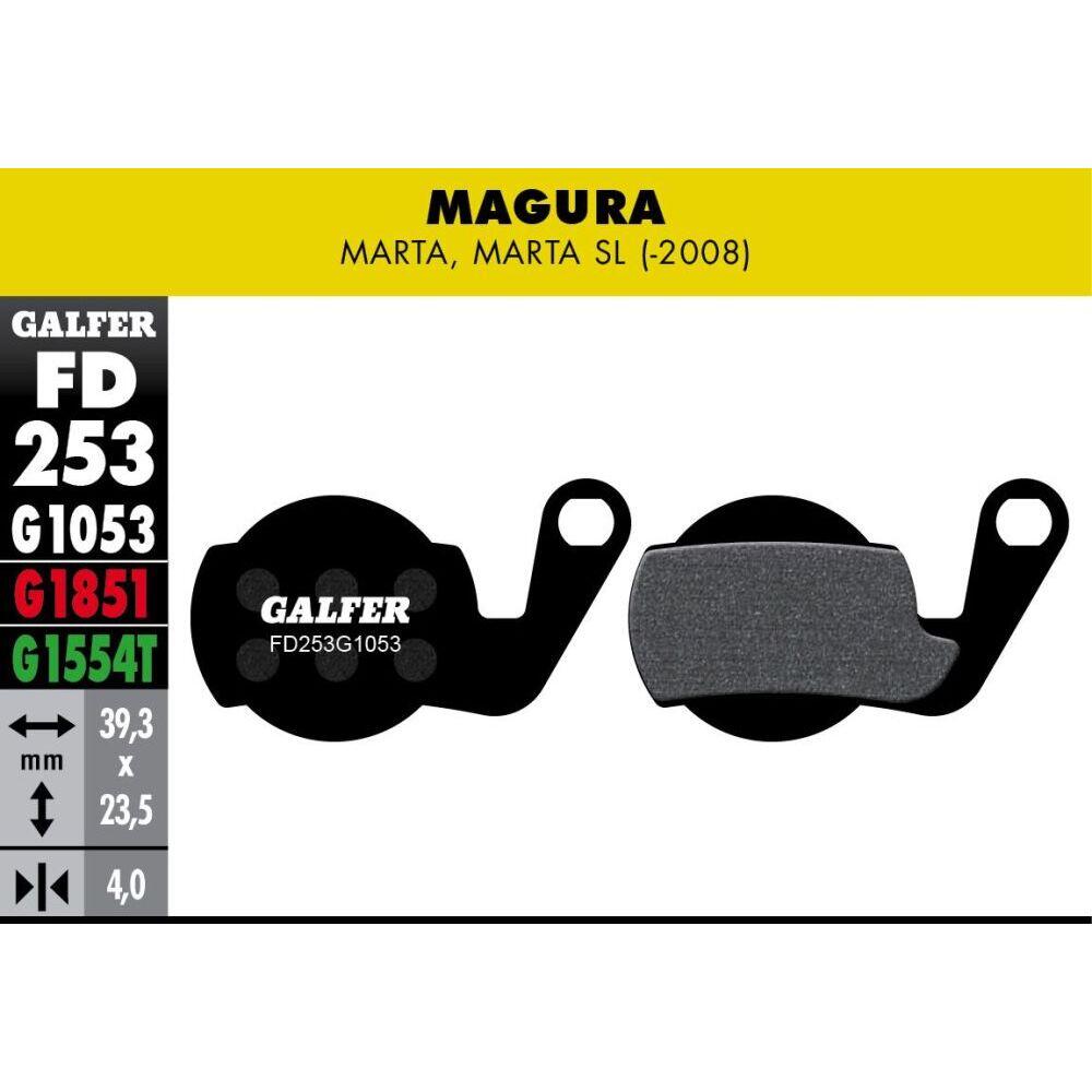 Pastiglie freni Galfer Bike Magura Marta SL (-2008) 2/2