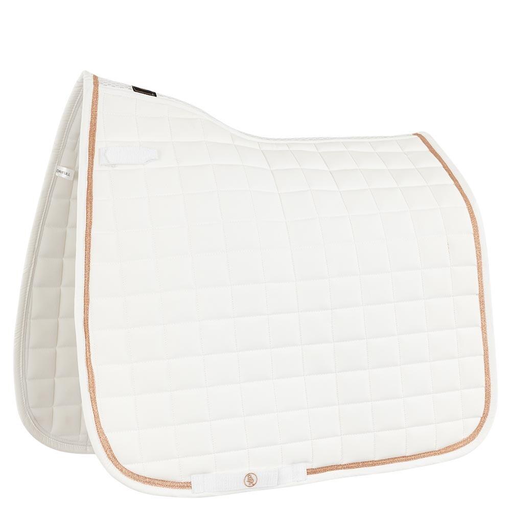 Br - Tapis De Dressage Pour Cheval Br Equitation Liverpool C-wear - Tapis De Selle - Blanc - Fs - Decathlon