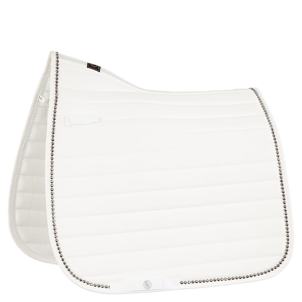 Br - Tapis De Dressage Pour Cheval Br Equitation Ivory Coast C-wear - Tapis De Selle - Blanc - Cob - Decathlon