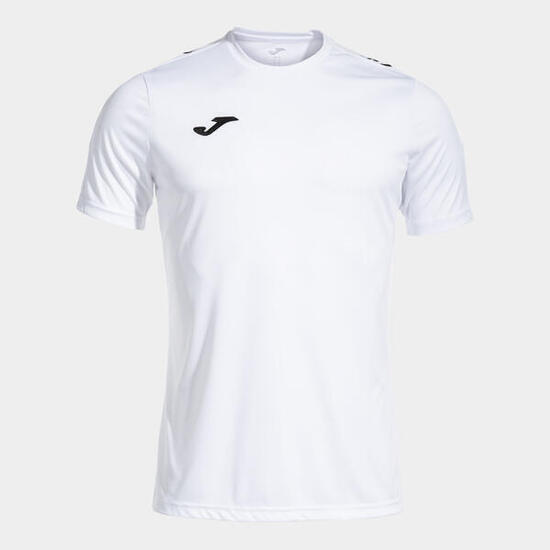 Camiseta Manga Corta Fútbol Hombre Joma Olimpiada Blanco