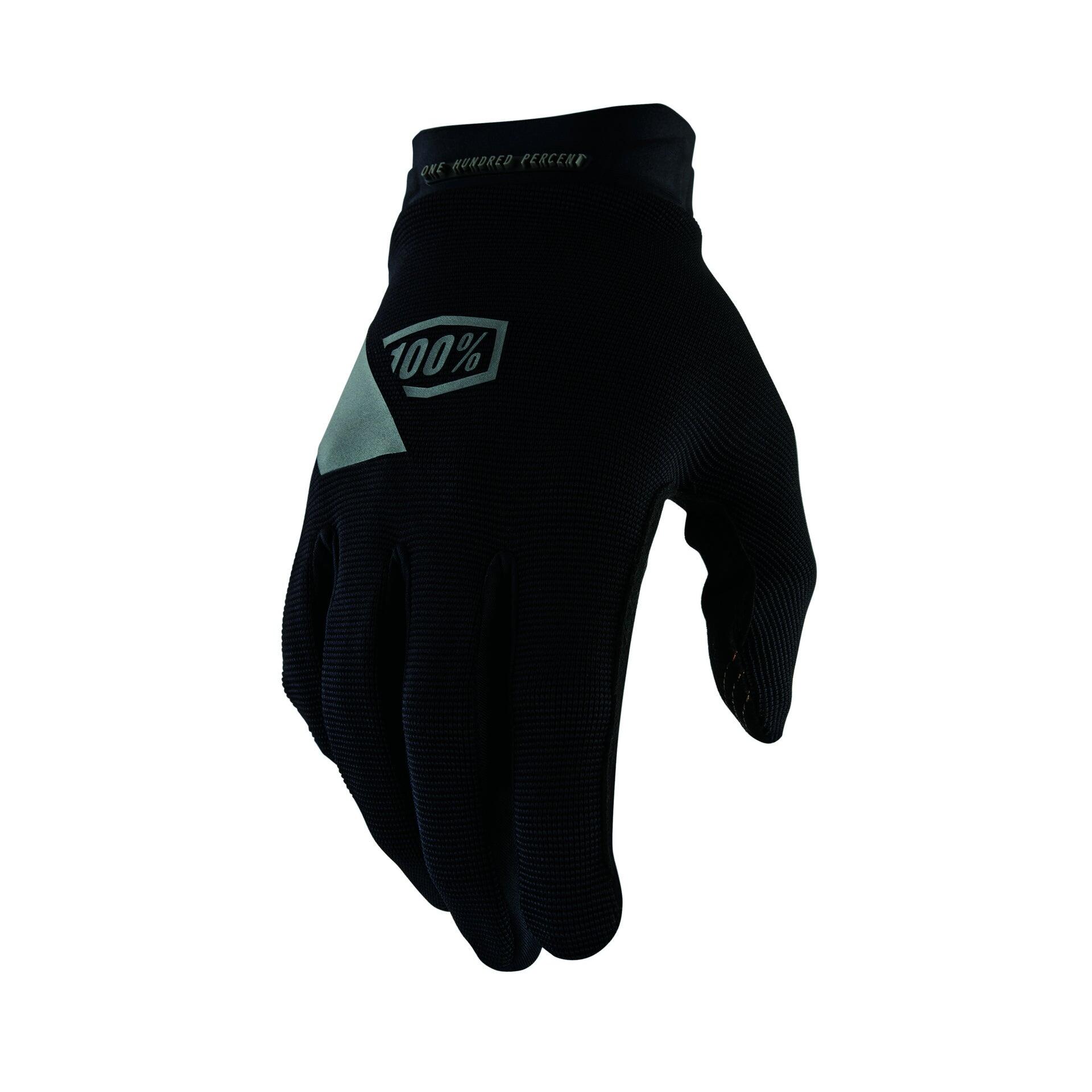100 Percent RIDECAMP GEL Gloves Black