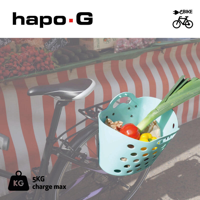 Panier Trendy One fixation porte-bagages Hapo-G