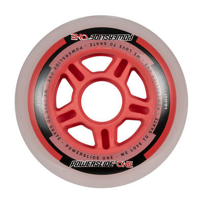 Powerslide one 84/82a inline skate wielen 4 stuks.