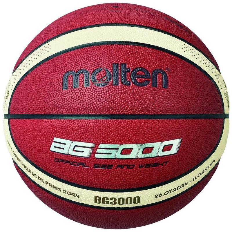 Ballon de Basketball Molten BG3000 T5 - Ballon réplica officiel Paris 2024