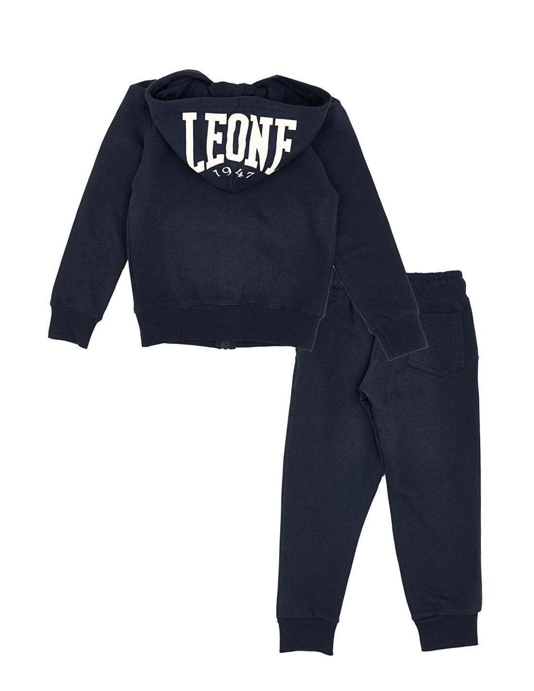 Tuta con cappuccio Leone bambino tuta con zip intera Lion Fluo 2/3