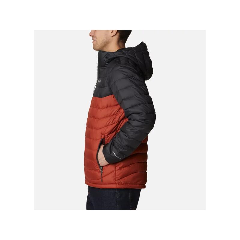 COLUMBIA Doudoune à capuche Powder Lite™ Homme - Warp Red, Shark 3/5