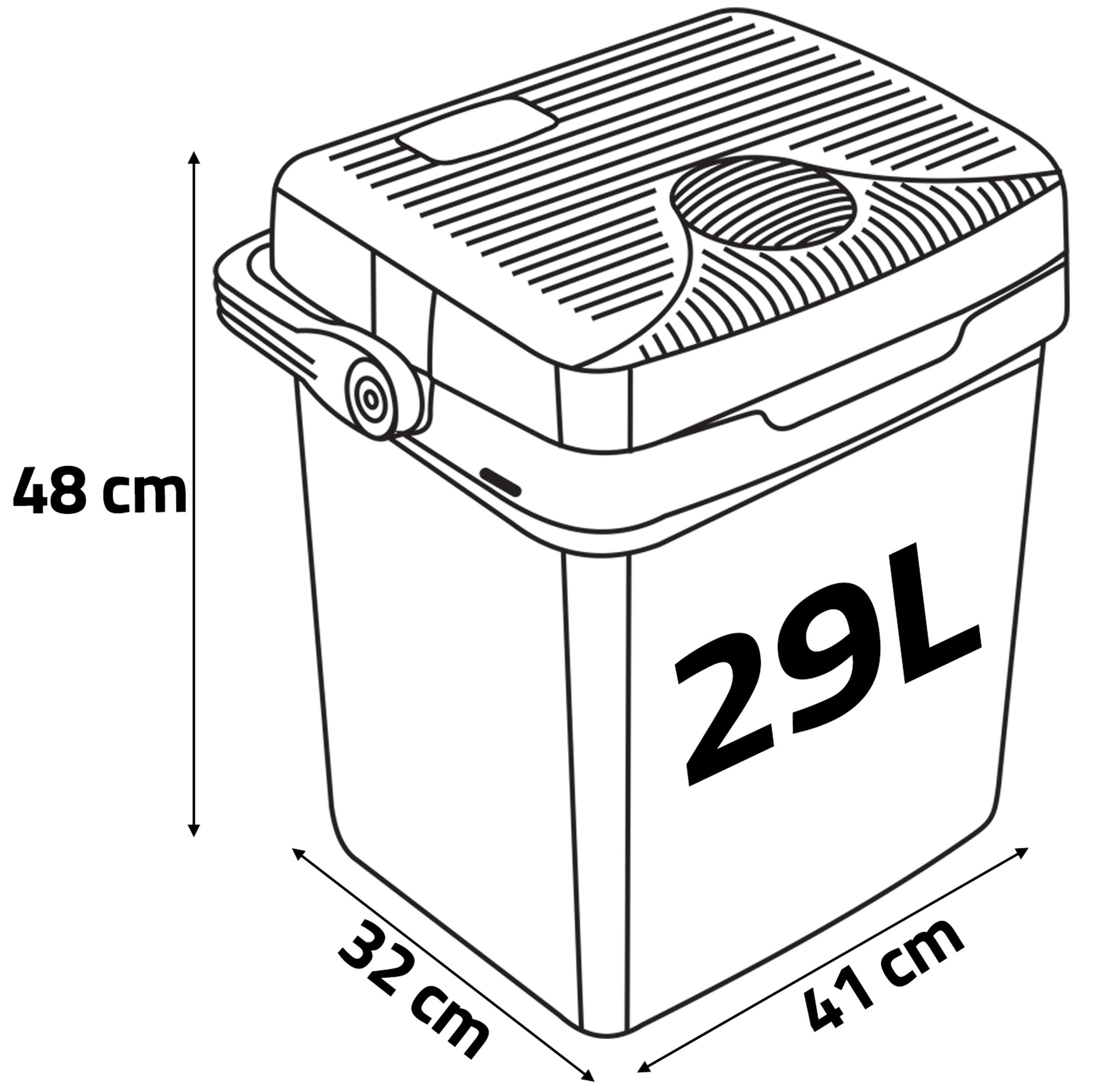Lodówka turystyczna samochodowa Berdsen 12V/230V 29l 7/7