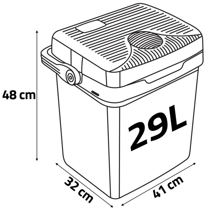 Lodówka turystyczna samochodowa Berdsen 12V/230V 29l