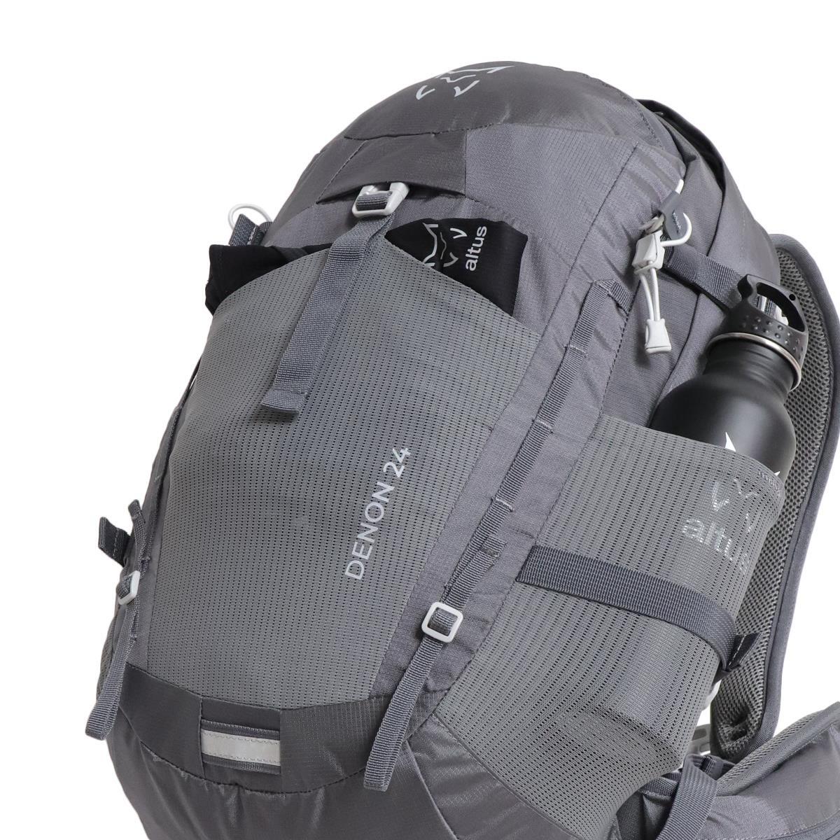 Mochila Senderismo en montaña Adulto DENON 24 J30 GREY técnica 6/7