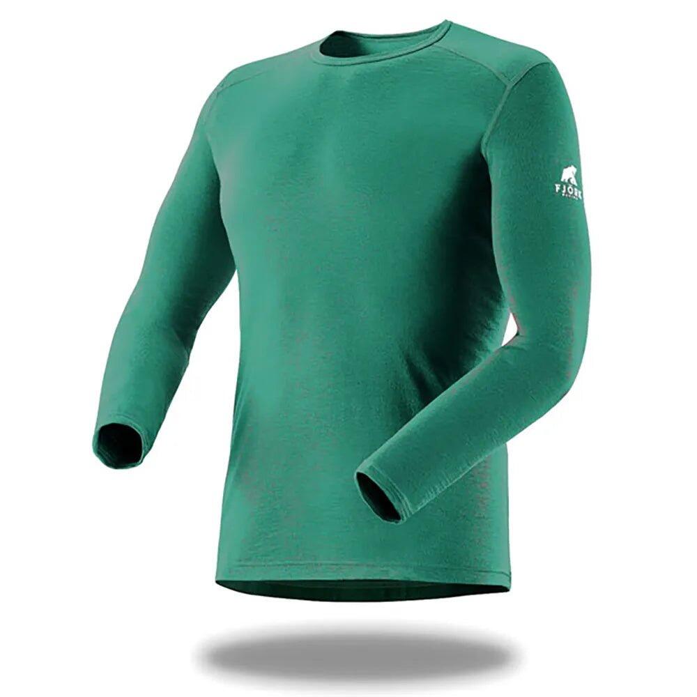 Men's 100% merino wool long-sleeved T-shirt - Finn 210