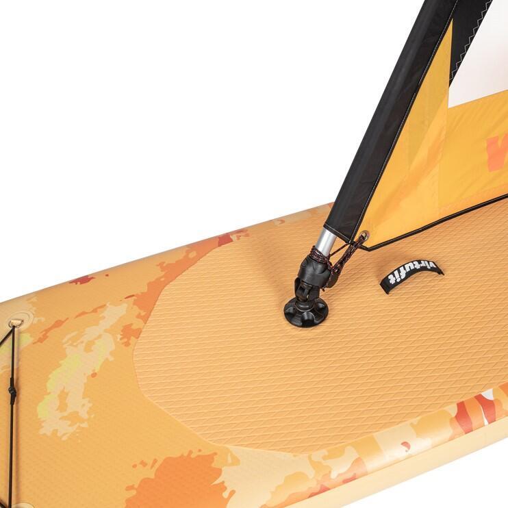 Stand up paddle - Surfer 305 - Orange - Avec voile à vent et accessoires