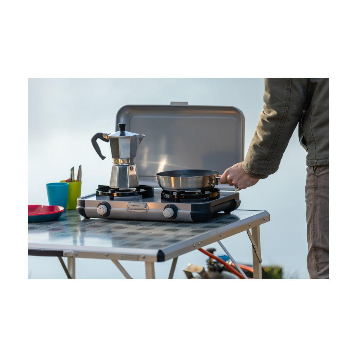 Campingaz Camping Kitchen 2 DE - Réchaud gaz 2 feux portable 5/5