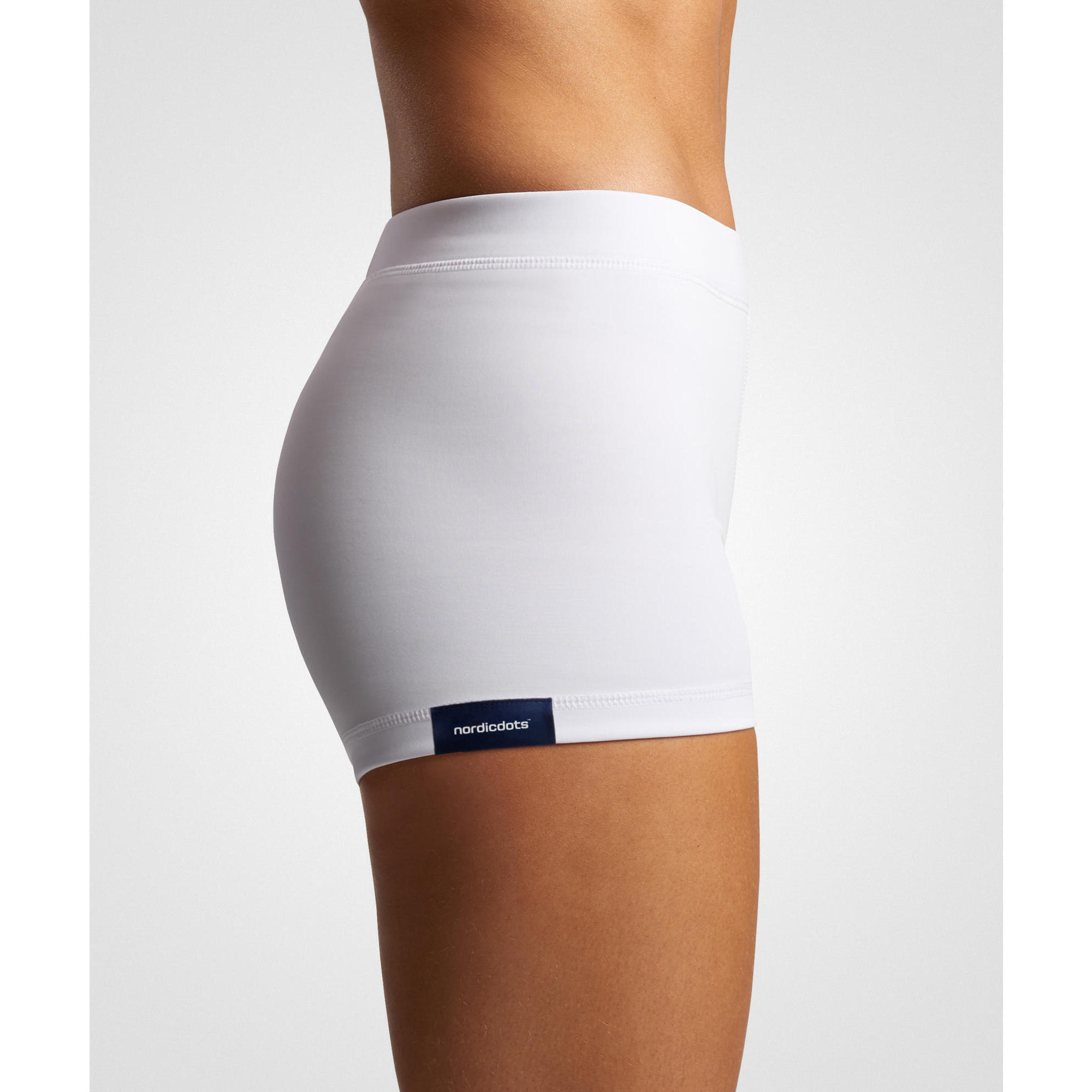 Nordicdots - Short Moulant 2.0 Femme Blanc - Short - Blanc - 38 S - Decathlon