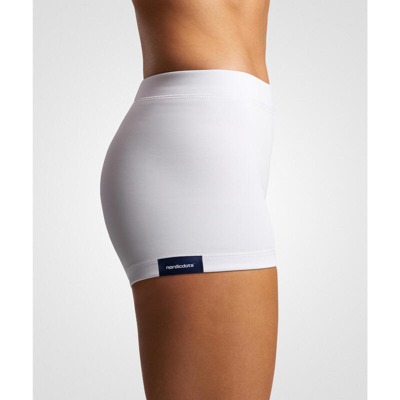 Női rövidnadrág Tight Shorts Tennis/Padel Fehér