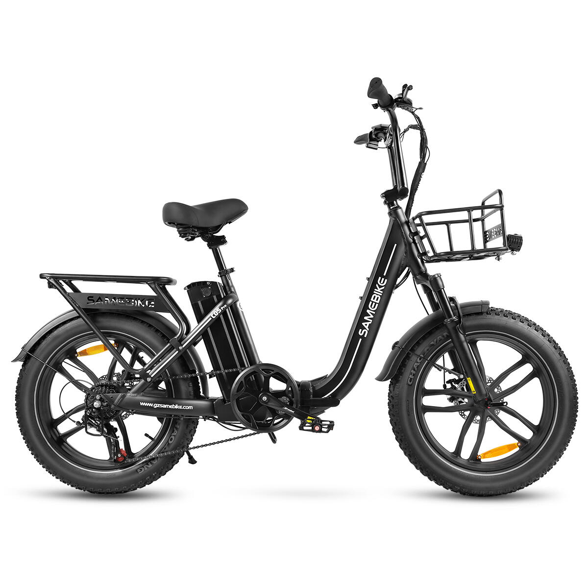 Bicicleta elétrica dobrável C05PRO 470Wh-36V-13Ah - roda de 20"x4" FatBike