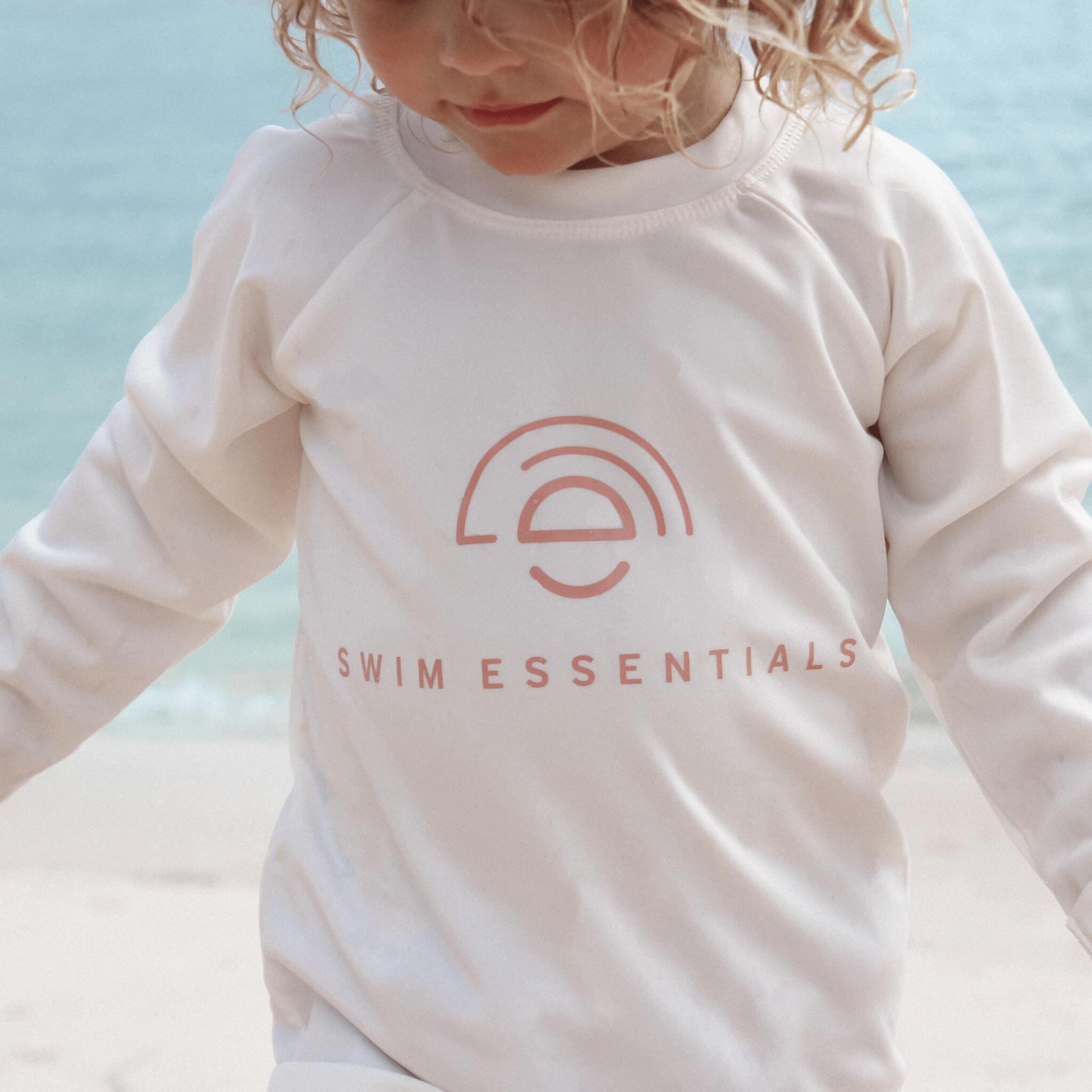 Swim Essentials Swimming T-shirt - Long Sleeve - White - Pure Tones 2/4