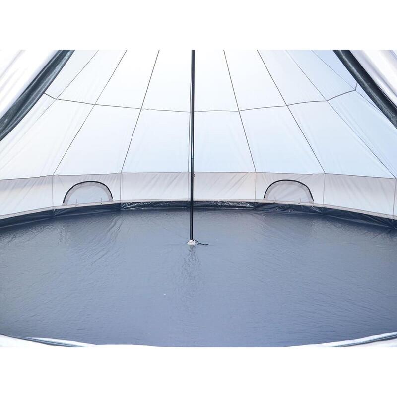 Tente de camping - Tipi Kuopio 400 Protect - 8 pers - Diamètre 4m - Sol cousu