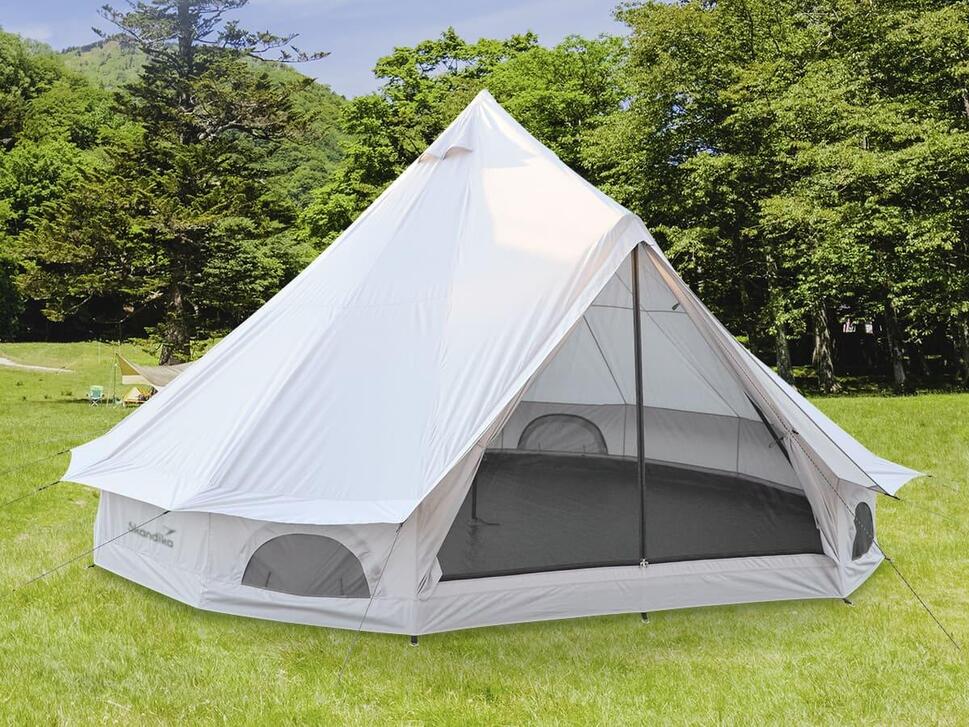 Namiot kempingowy Tipi Kuopio 400 Protect, 8-osobowy, materiał z recyklingu