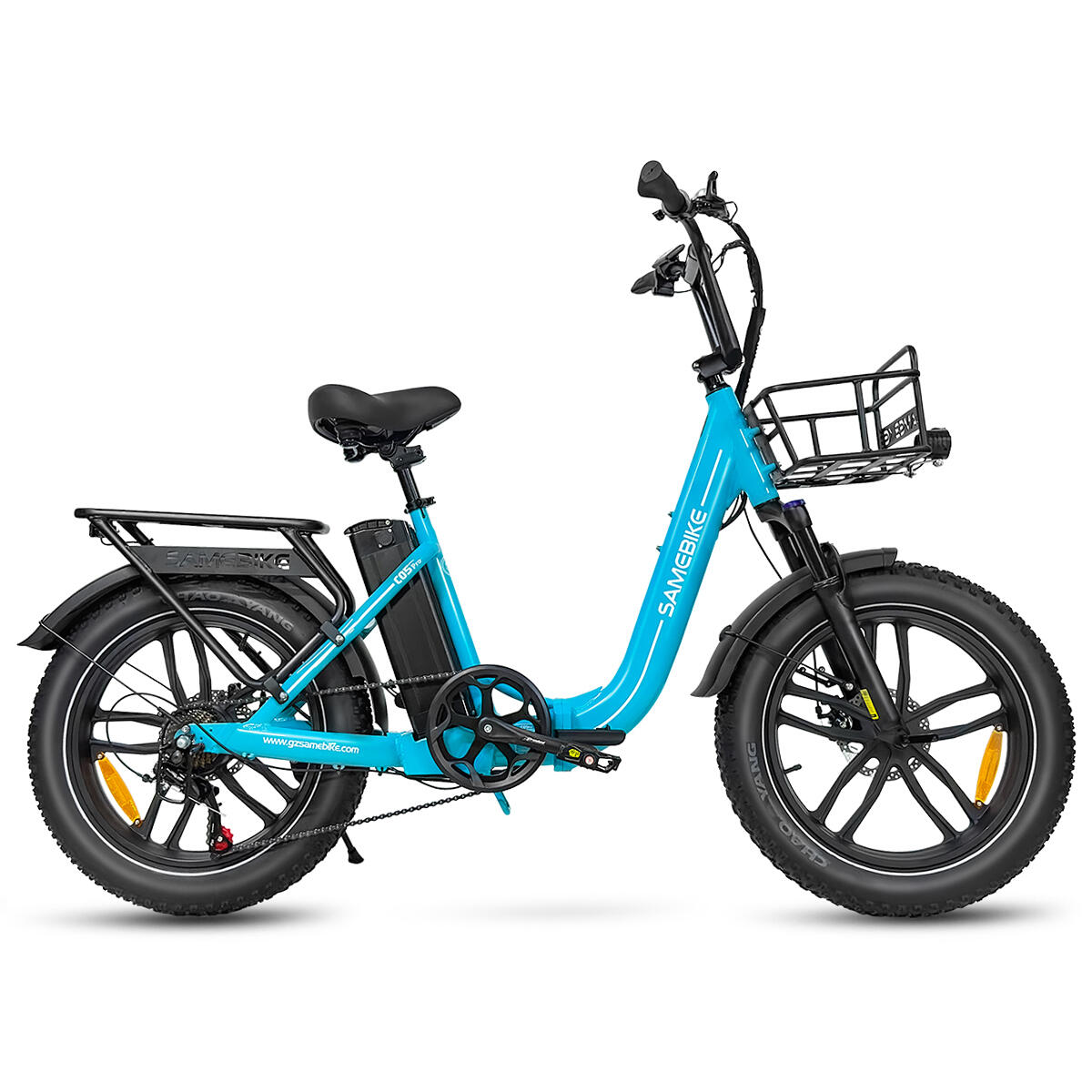 Bicicleta elétrica dobrável C05PRO 470Wh-36V-13Ah - roda de 20"x4" FatBike