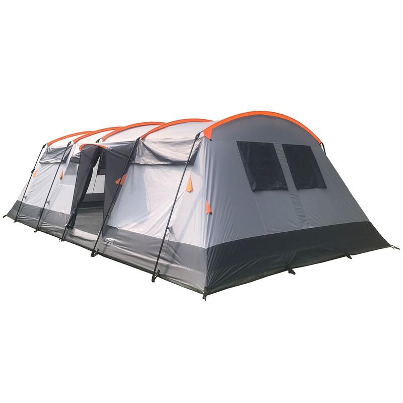 Tenda da campeggio a tunnel - Hurricane per 8 persone - con paravento cucito