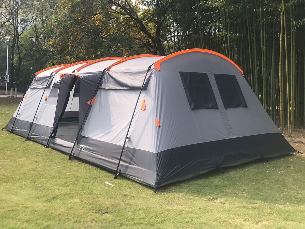 Tenda da campeggio a tunnel - Hurricane per 8 persone - con paravento cucito 6/7