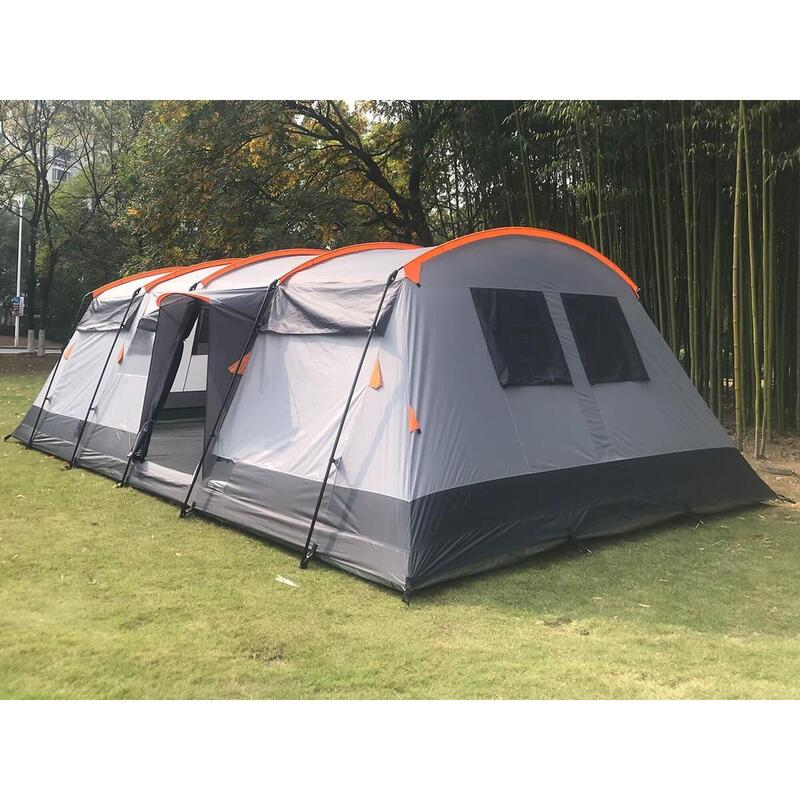 Tente tunnel Hurricane 8 Sleeper Protect - 8 places - Sol cousu, 2 cabines