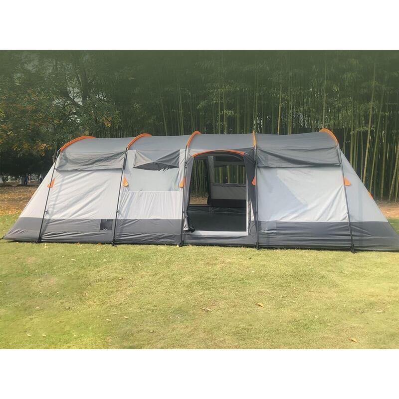 Tente tunnel Hurricane 8 Sleeper Protect - 8 places - Sol cousu, 2 cabines