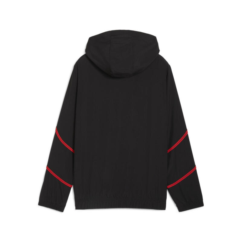 Chaqueta prepartido tejida AC Milan Niño PUMA Black For All Time Red